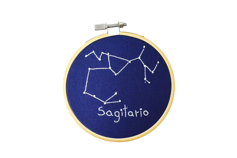 Bordado Signo Sagitário Glow