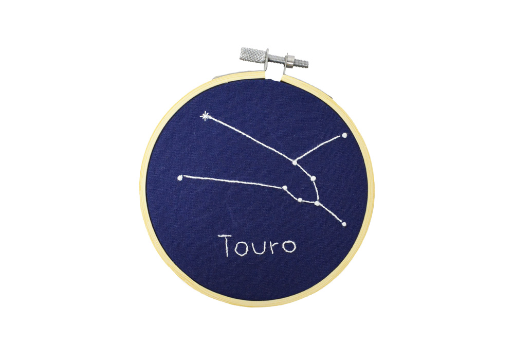 Bordado Signo Touro Glow