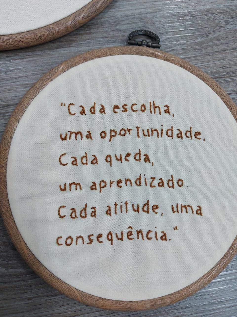Bordado Motivação