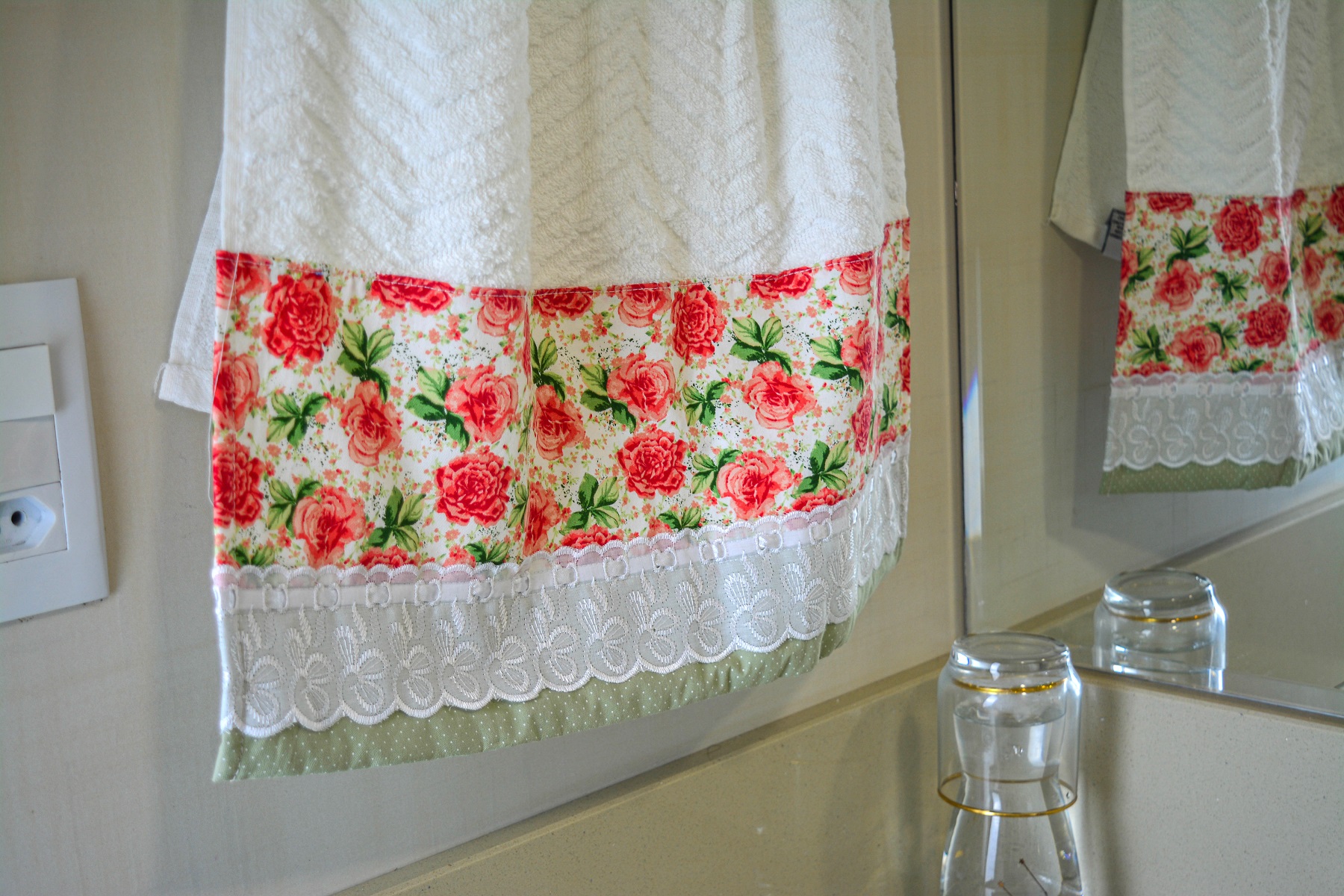 Kit Lavabo Floral