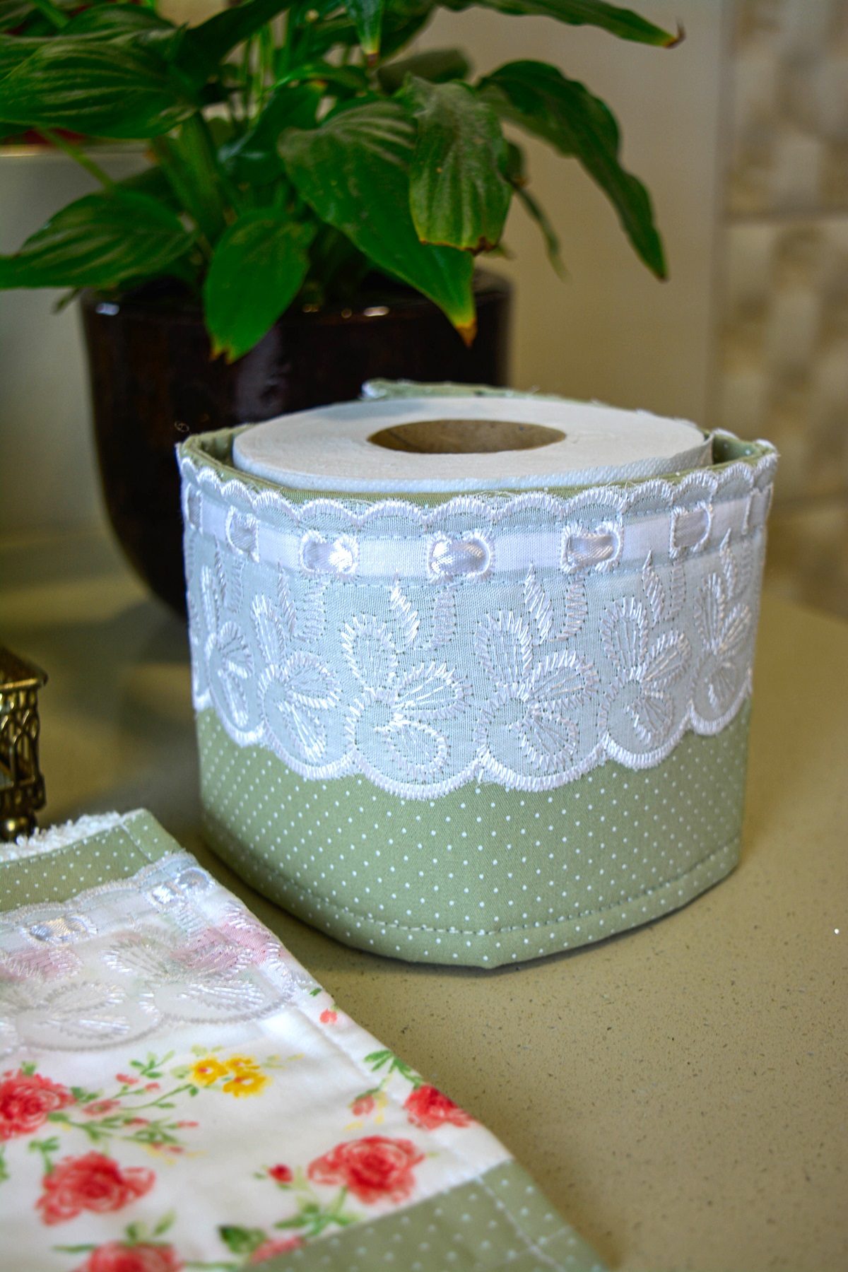 Kit Lavabo Floral