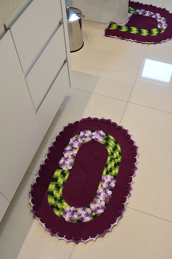 Jogo de Banheiro Violeta