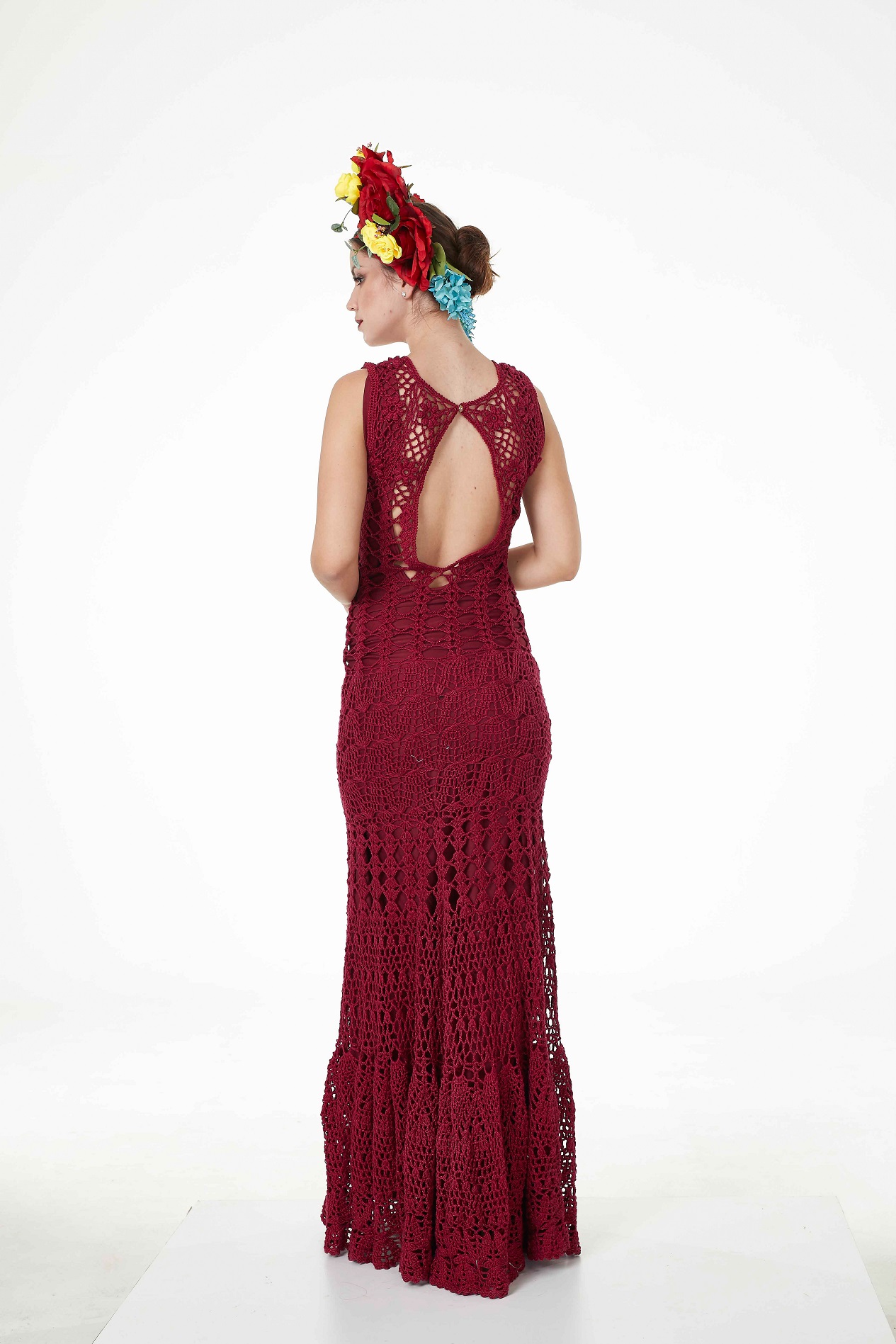 Vestido Bordô Aline
