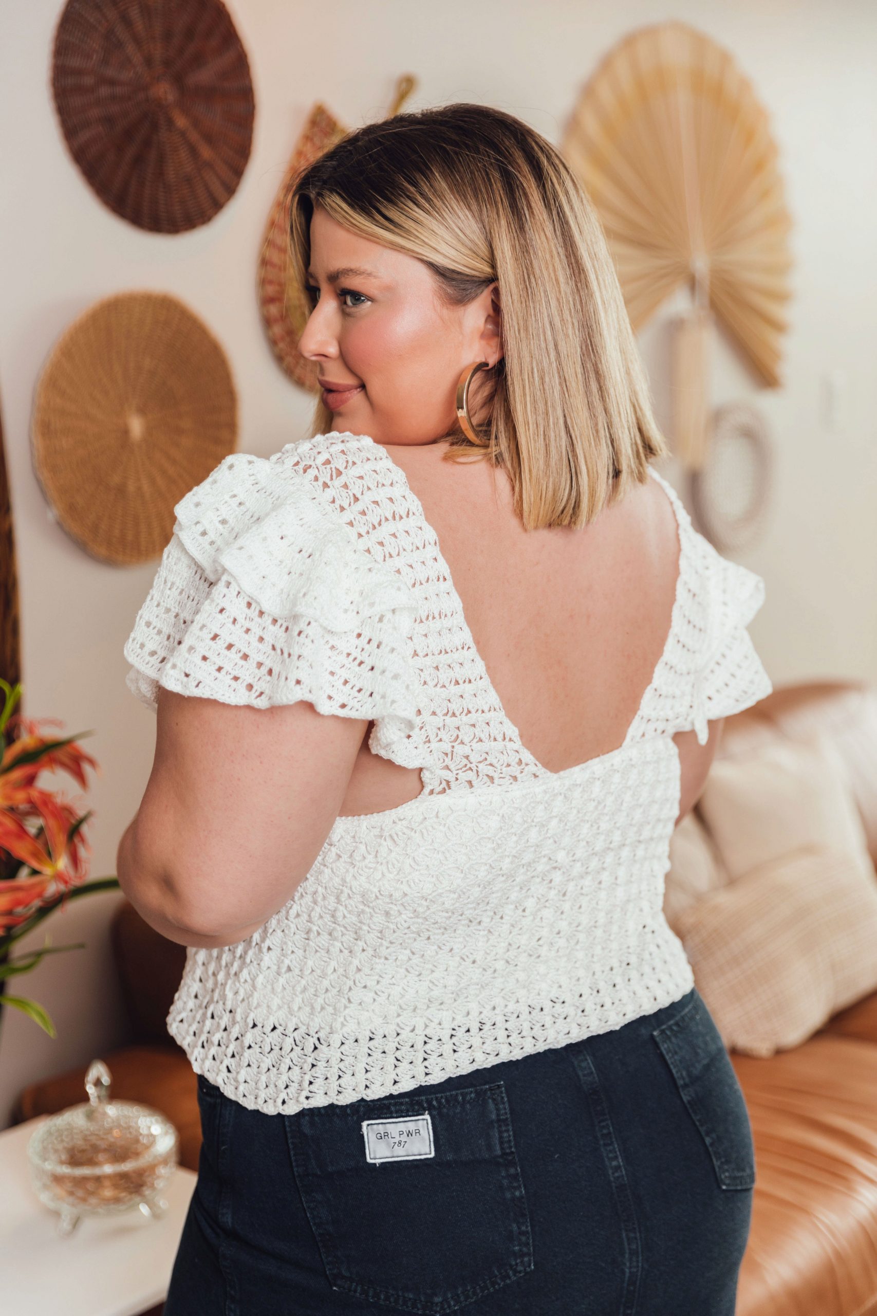 Blusa com Babados