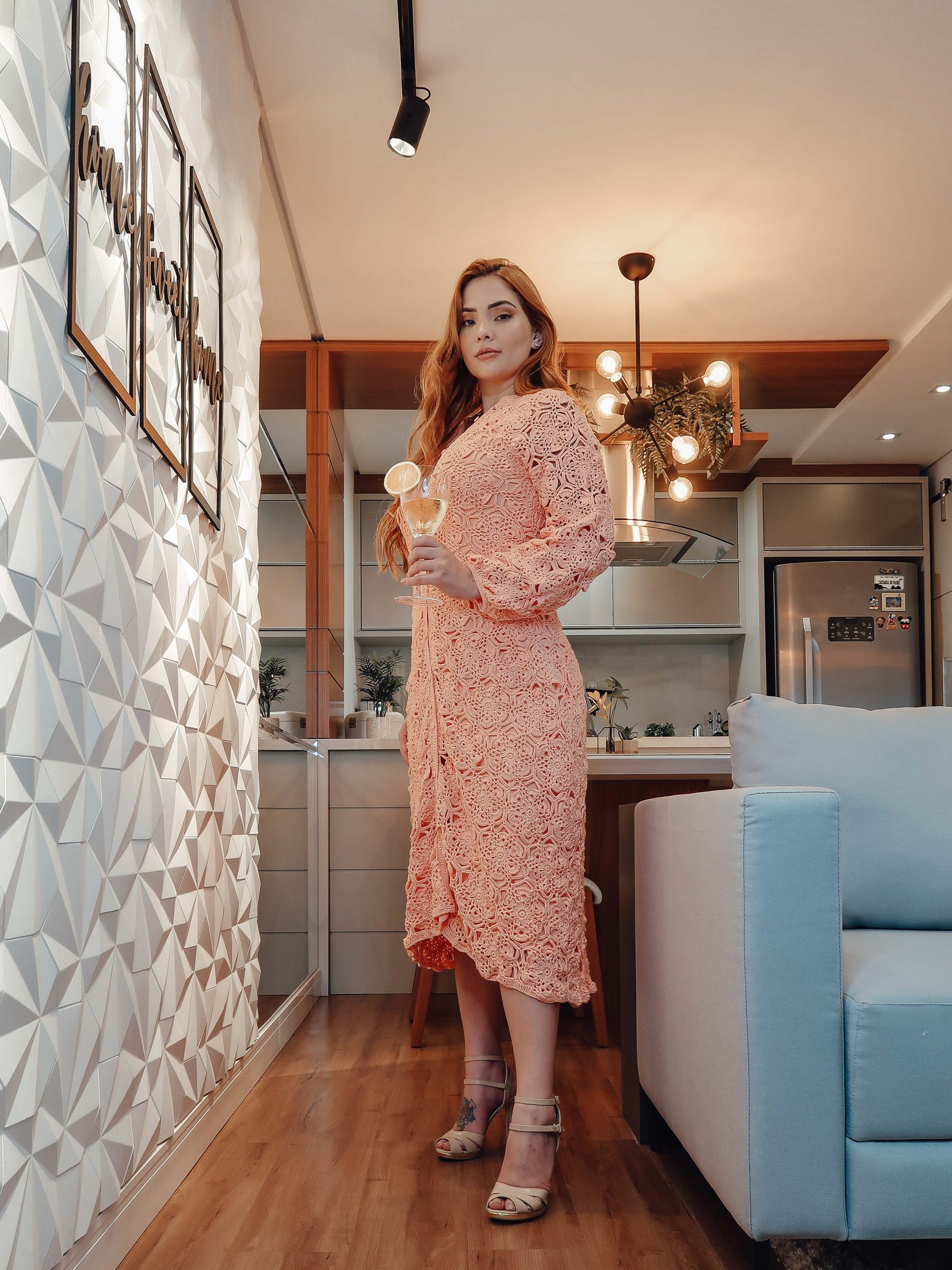 Vestido Pêssego