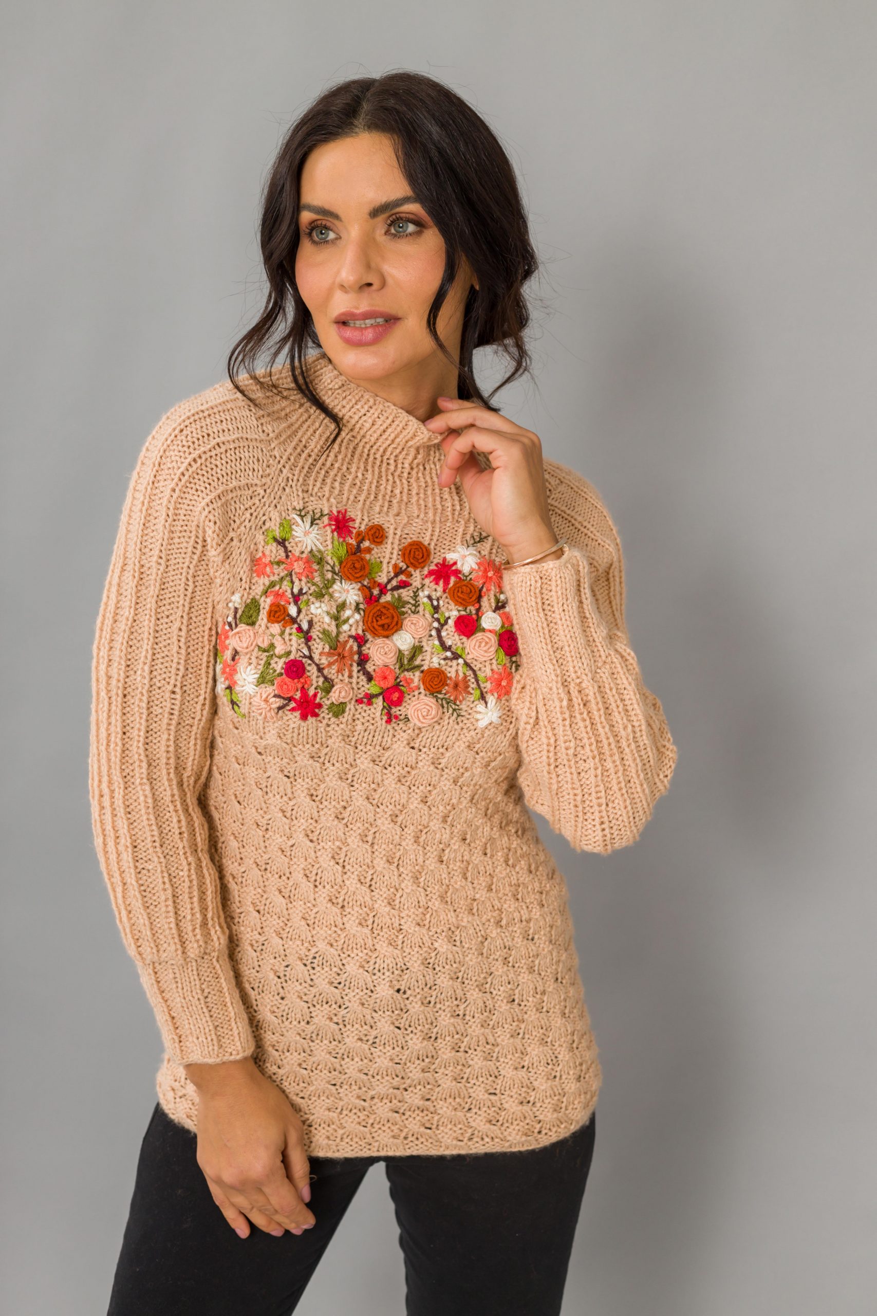 Blusa Bordado Flores