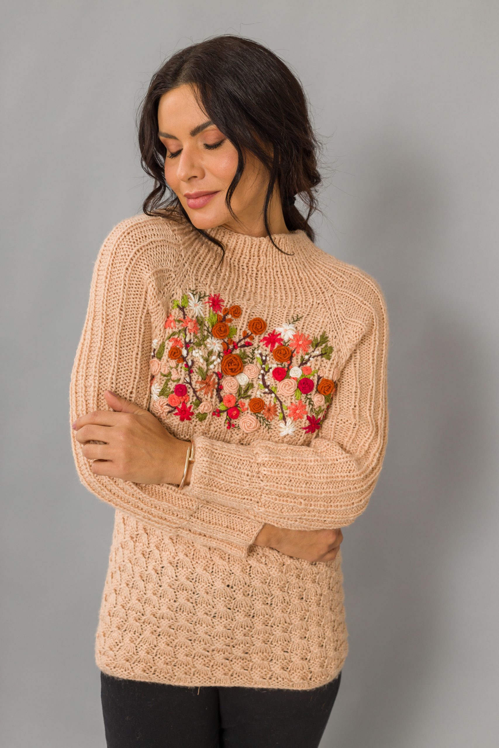 Blusa Bordado Flores