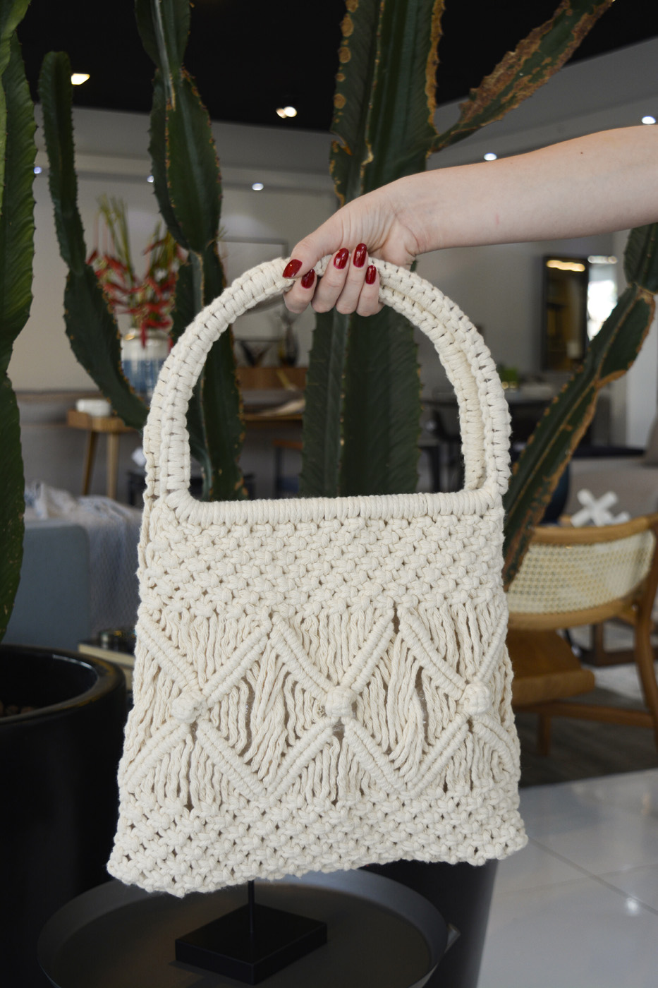 Bolsa Macramê
