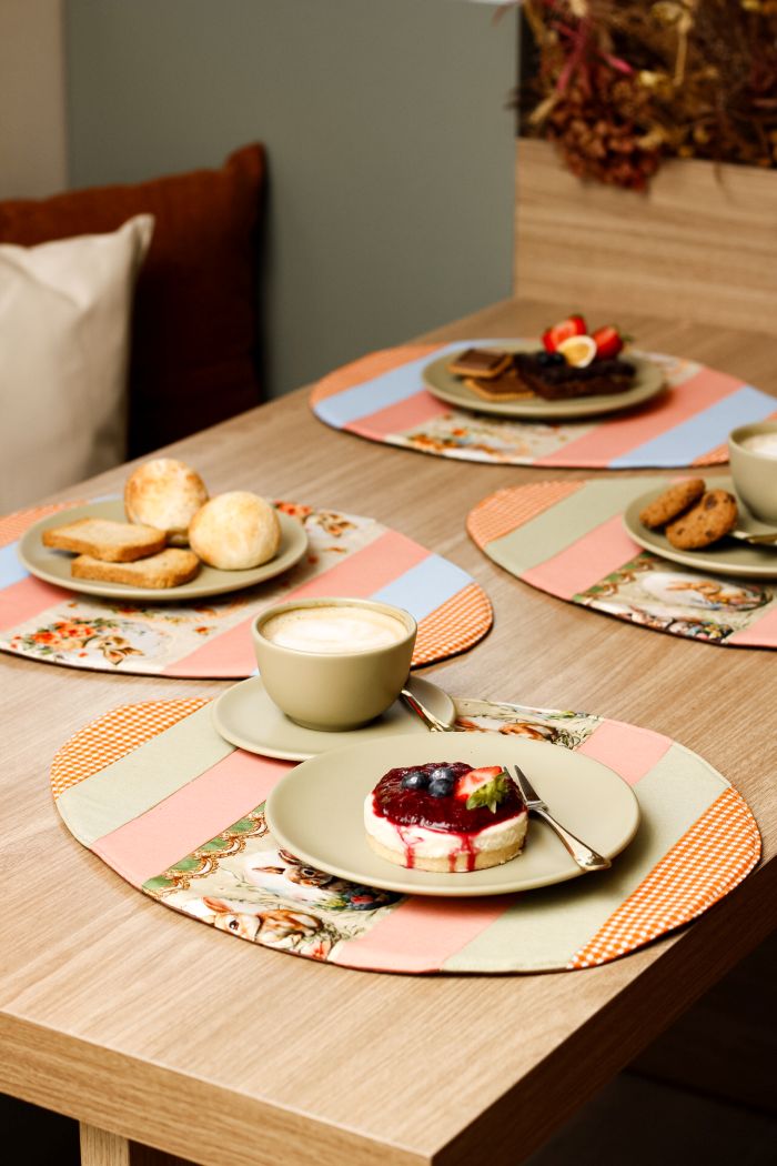 Jogo americano Ovos de Páscoa