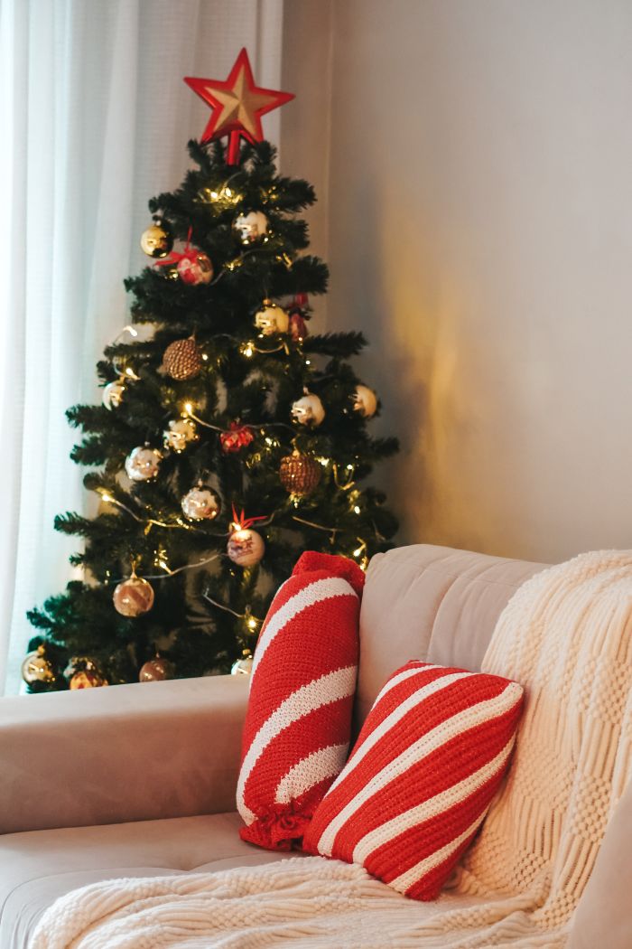 Candy Cane Cushion
