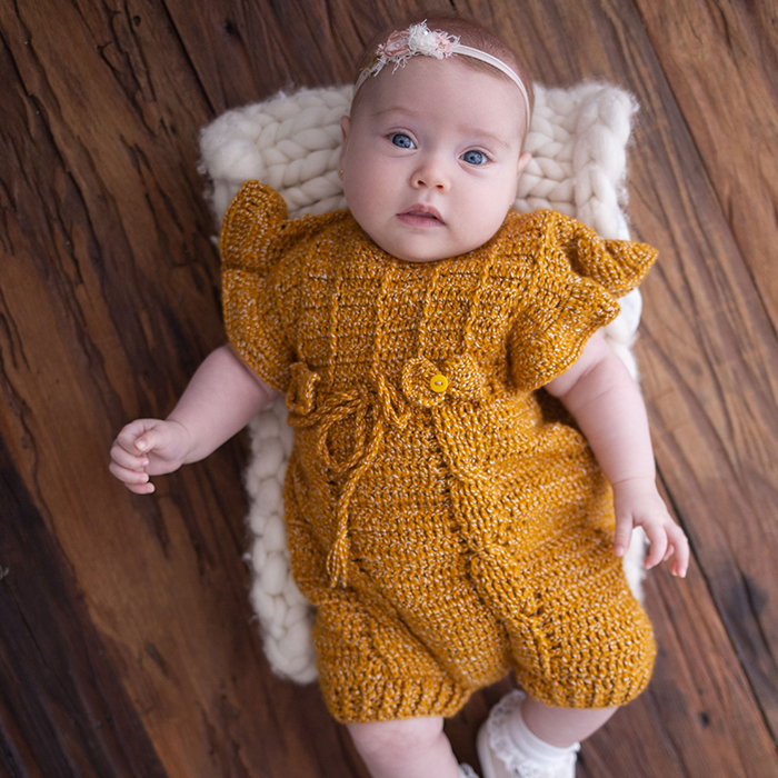 Baby Mustard Jumpsuit