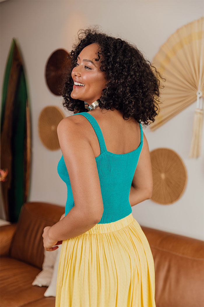 Ocean Flow Cropped Top