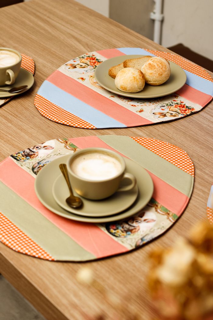 Jogo americano Ovos de Páscoa