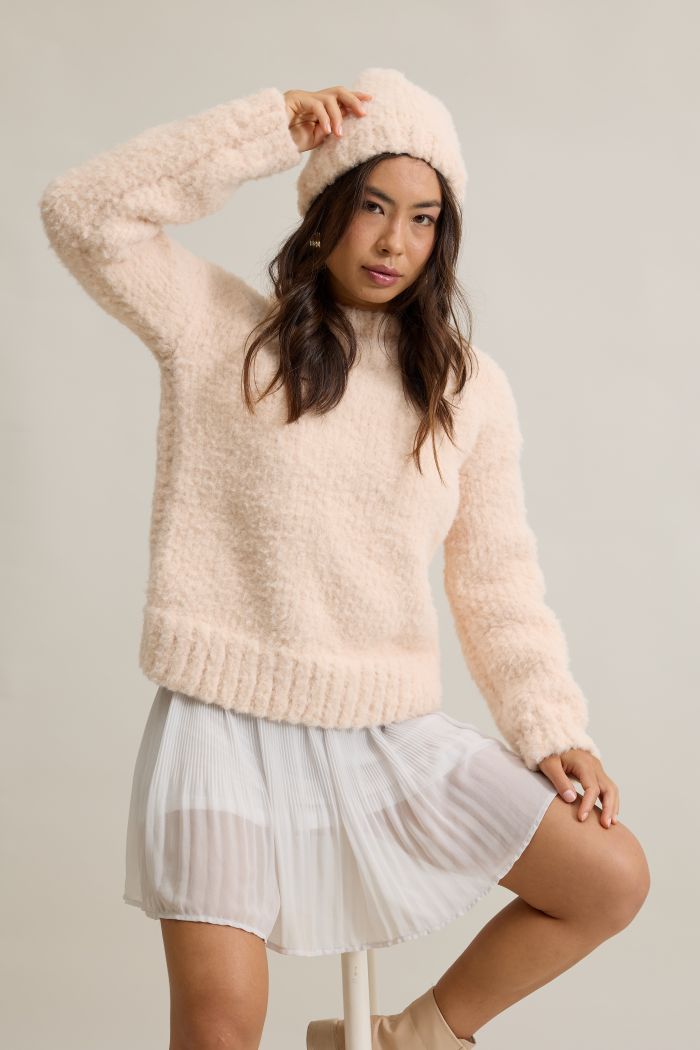 Blusa e gorro Chantilly