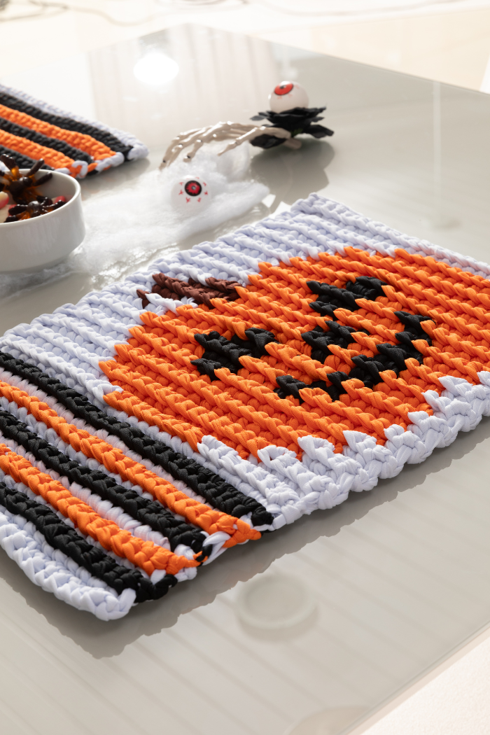 Mantel Individual Calabaza – Hilo de malha