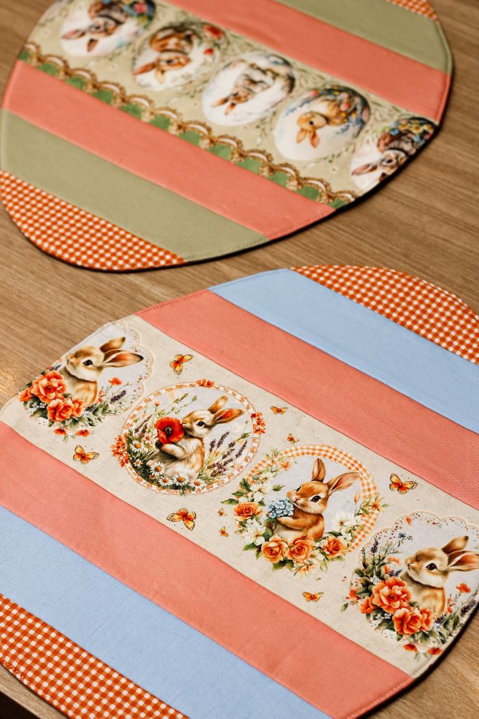 Jogo americano Ovos de Páscoa