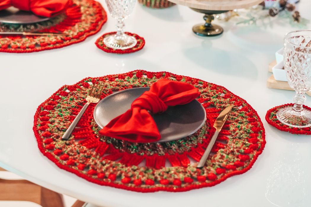 Festive Table Set – Placemat & Coaster