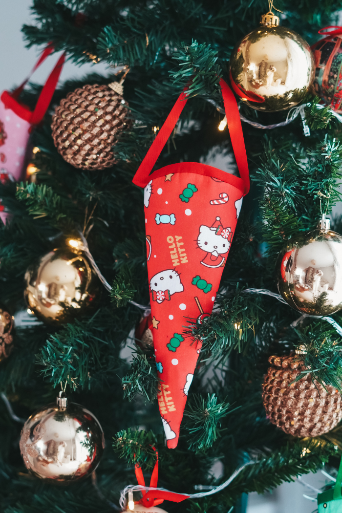 Enfeite Árvore de Natal - Hello Kitty