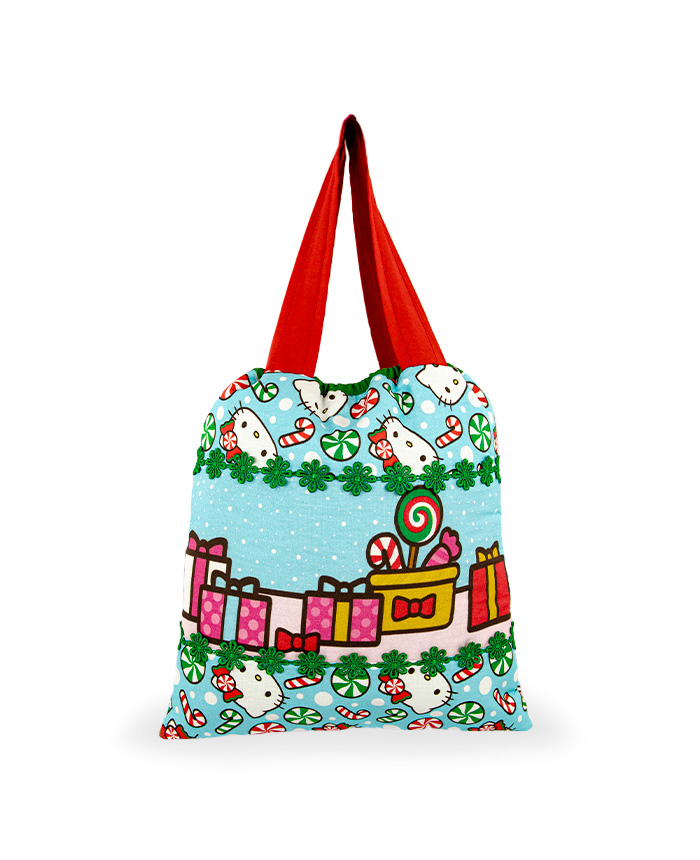 Sacola para presente com guipure - Hello Kitty