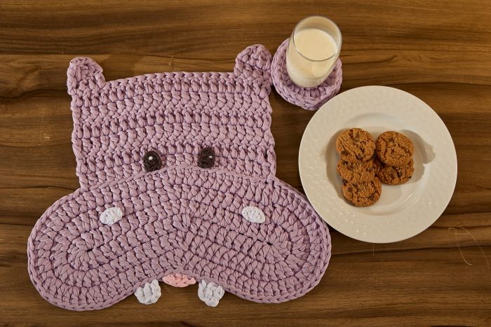 Sousplat Infantil Hipopótamo