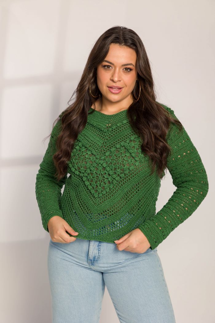 Verdant Grace Top