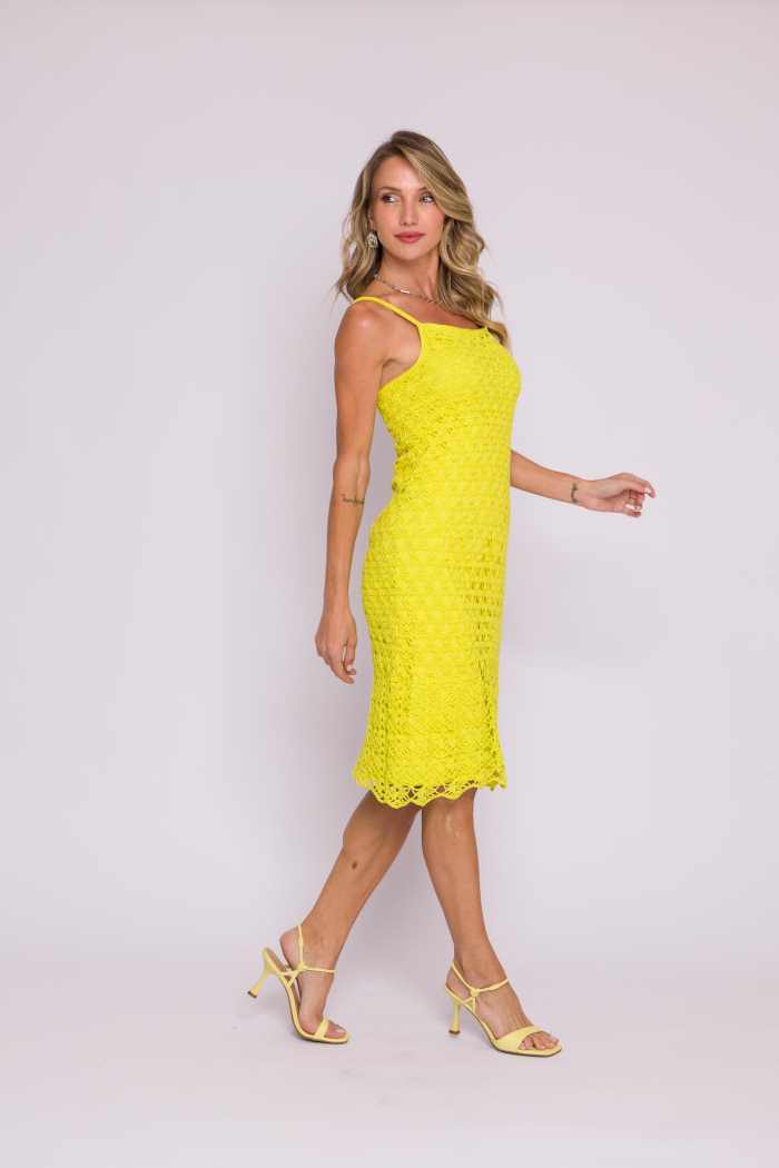 Vestido Amarillo Cítrico
