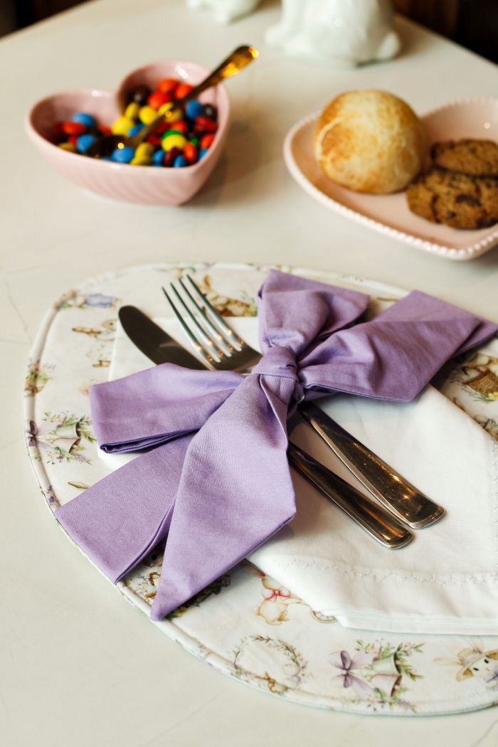 JOGO AMERICANO FORMATO OVO COM GUARDANAPO