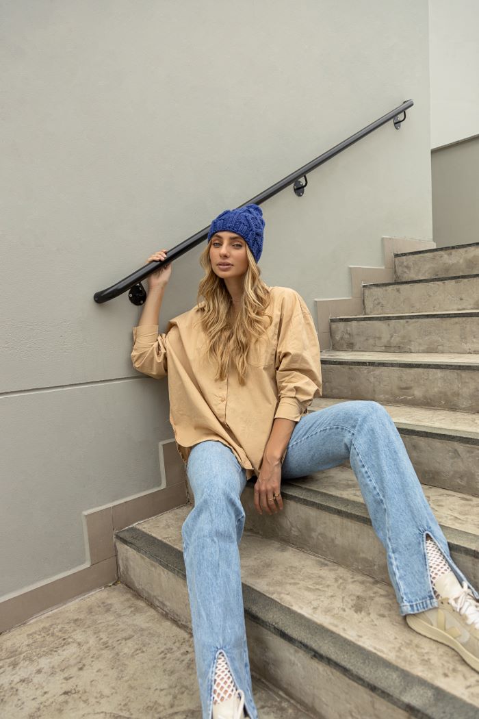 Merino Supreme Blue Hat