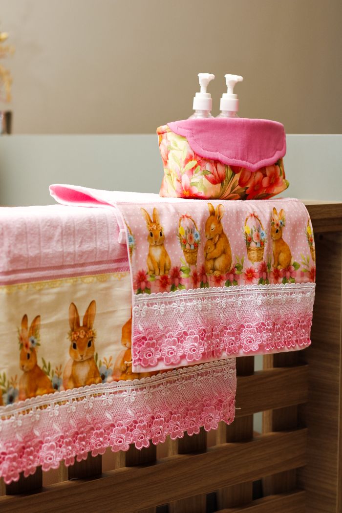 KIT TOALHAS DE LAVABO PÁSCOA