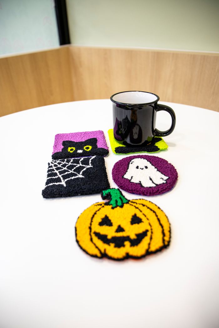 Porta-copo Teia de Aranha