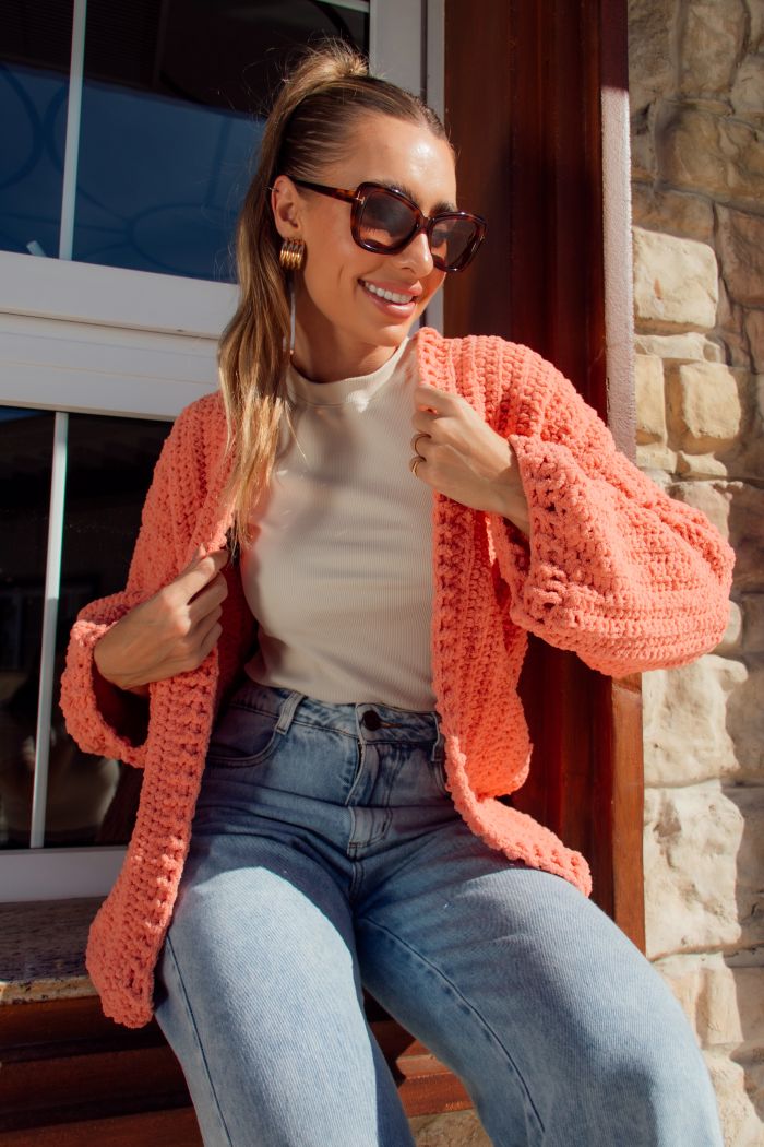 Textured Cardigan