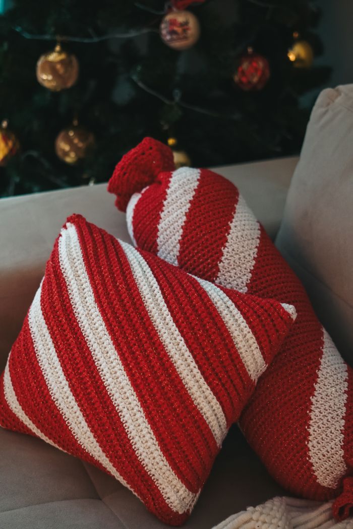 Candy Cane Cushion