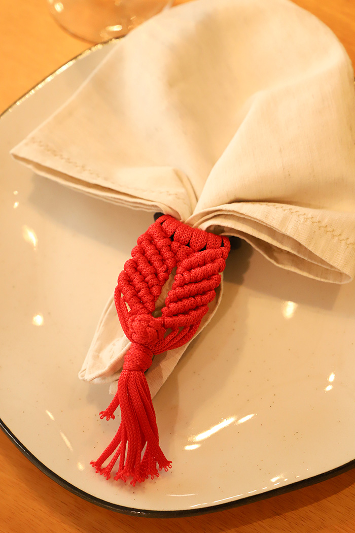 Porta-guardanapos Vermelho