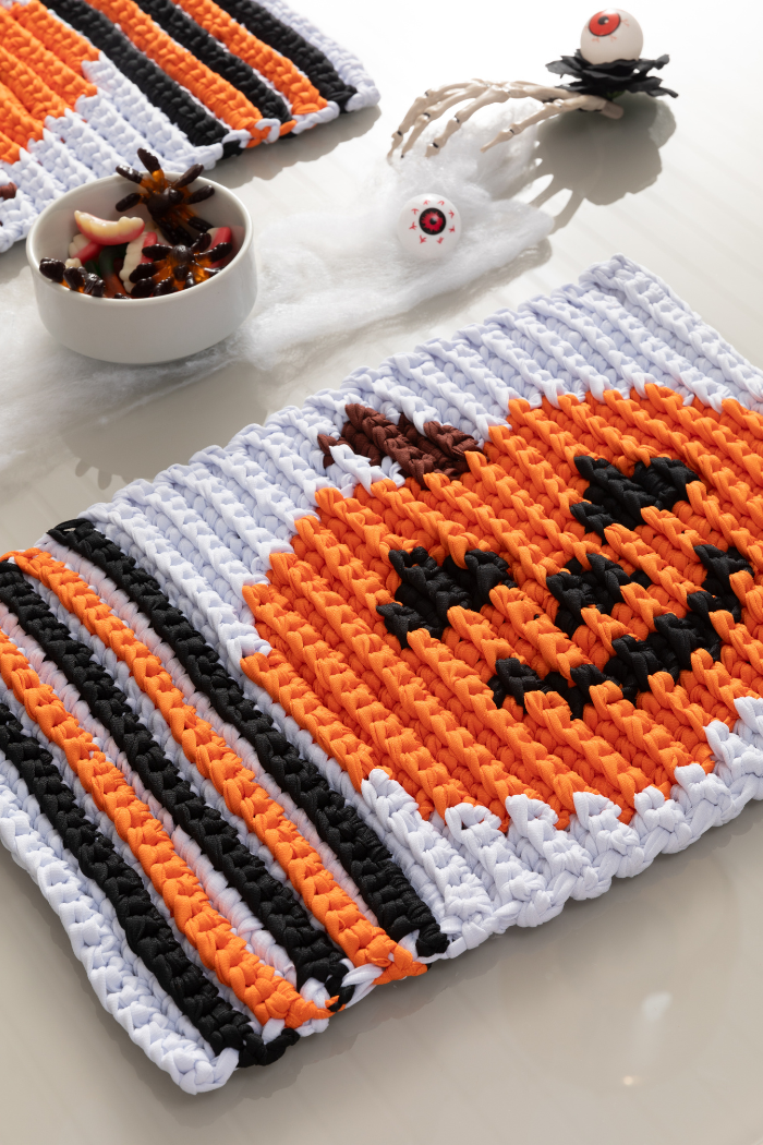 Mantel Individual Calabaza – Hilo de malha