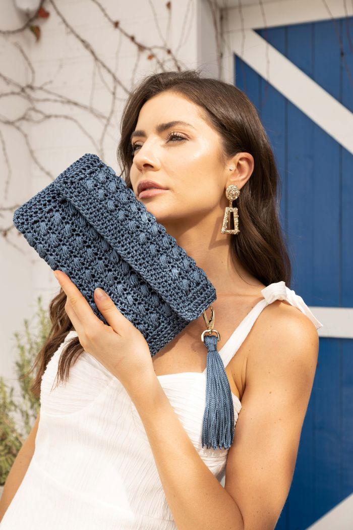 Witching Blue Clutch