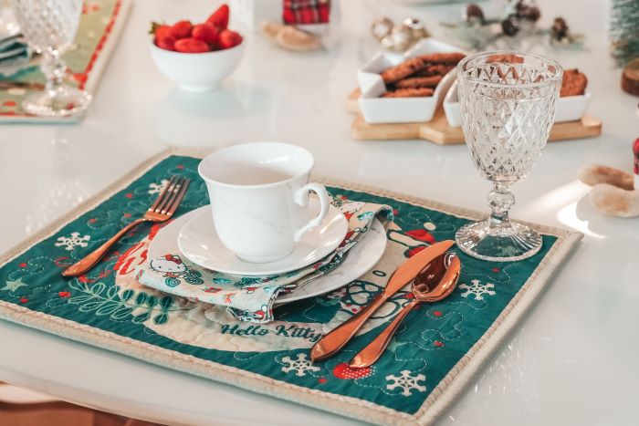 Jogo Americano Vintage - Hello Kitty