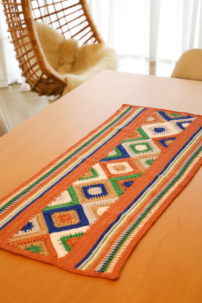 Trilho de Mesa Losangos